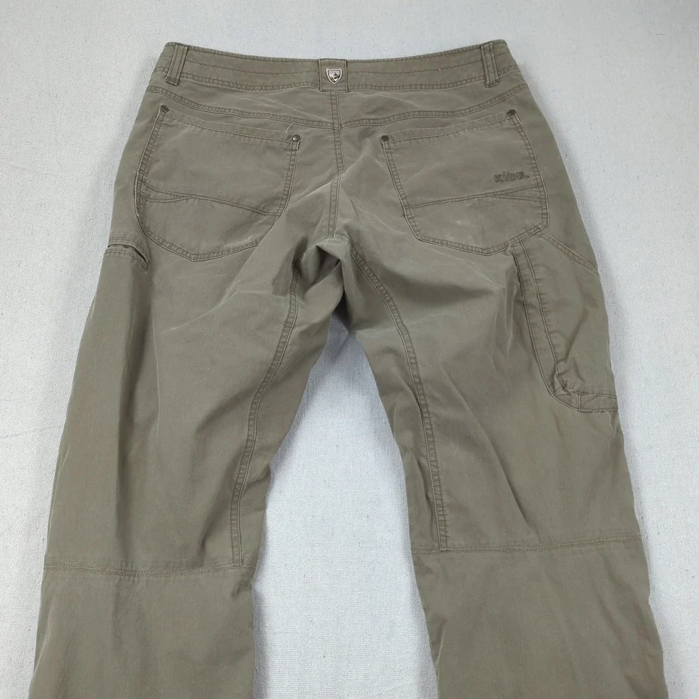 Kuhl Pants Mens 36x31* Khaki Revolvr Outdoot Hiking Camping Casual Hemmed